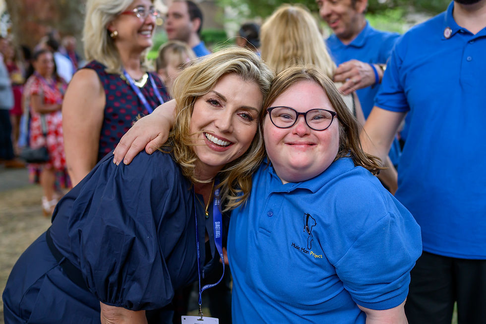 Ambassador Wendy Woo with Dame Penny Mordaunt DBE