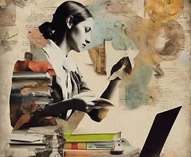 create an image of a woman always learning.jpg