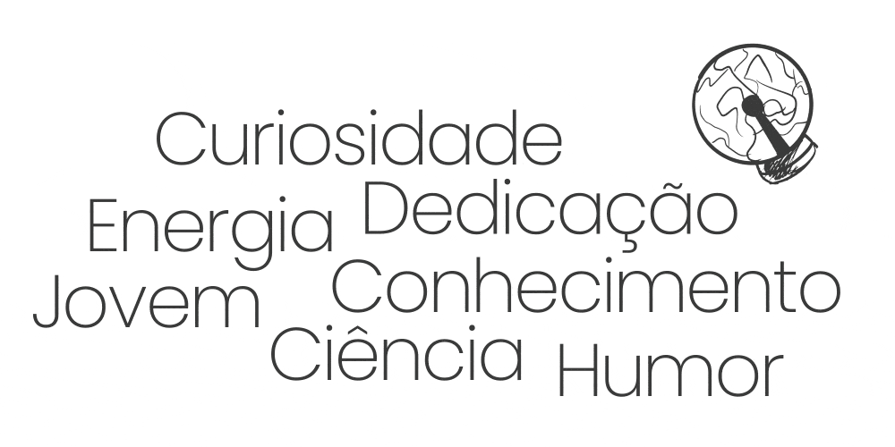 Nuvem de ideais para projeto de identidade visual para canal de educação. Youtube de física - Canal de física. 