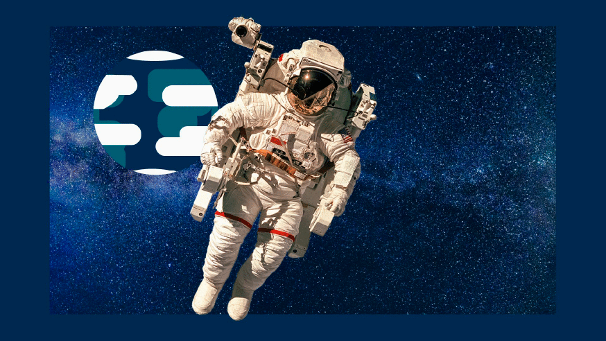 Astronauta explorador - styleframe, animação, ilustração storyboard, animação, abertura canal do youtube - física