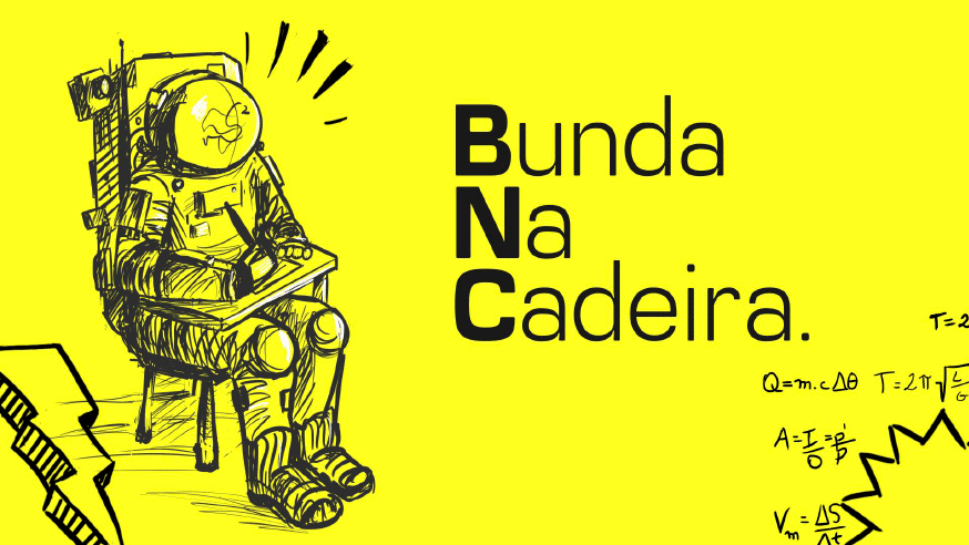Astronauta ilustrado - bunda na cadeira, styleframe, animação, ilustração storyboard, animação, abertura canal do youtube - física