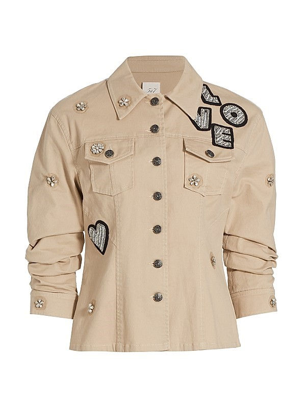 Cinq a Sept Canyon Crystal-Embellished Jacket
