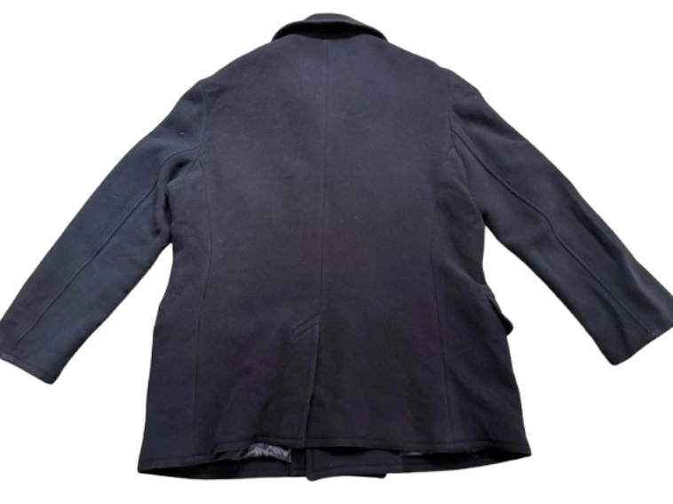 Thumbnail: Polo Men’s Navy Vintage Double Breast Wool Blend Pea Coat