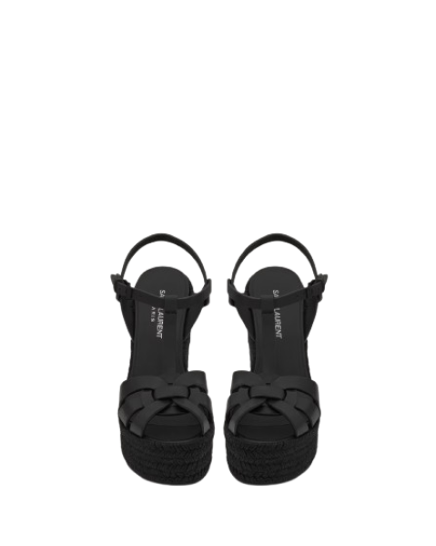 Saint Laurent Tribute Espadrille Wedges