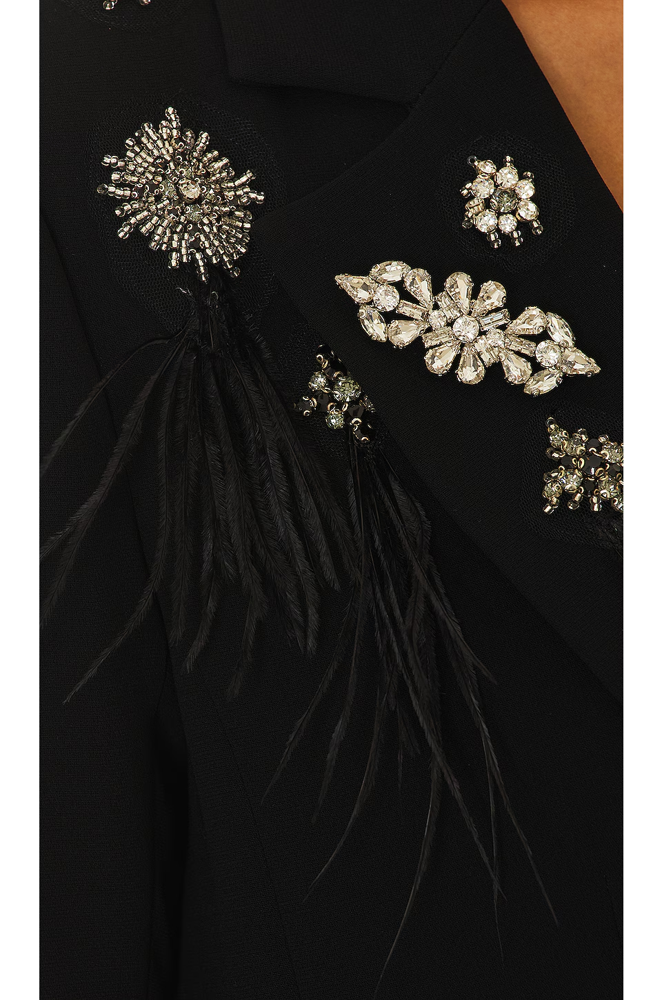 Thumbnail: Cinq a Sept Feather Bouquet Jamila Blazer
