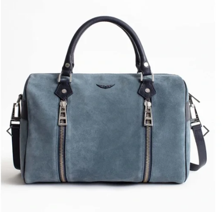 Thumbnail: Zadig And Voltaire Sunny Medium Suede Bag