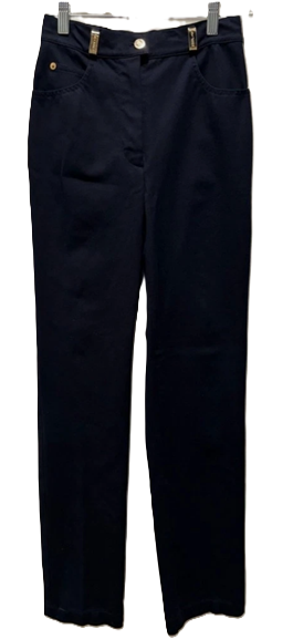 Thumbnail: St. John Sport Stetchy Straight Leg Jean Navy