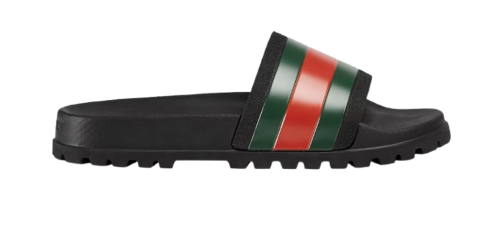 GUCCI Men's Rubber Slide Sandal NWT