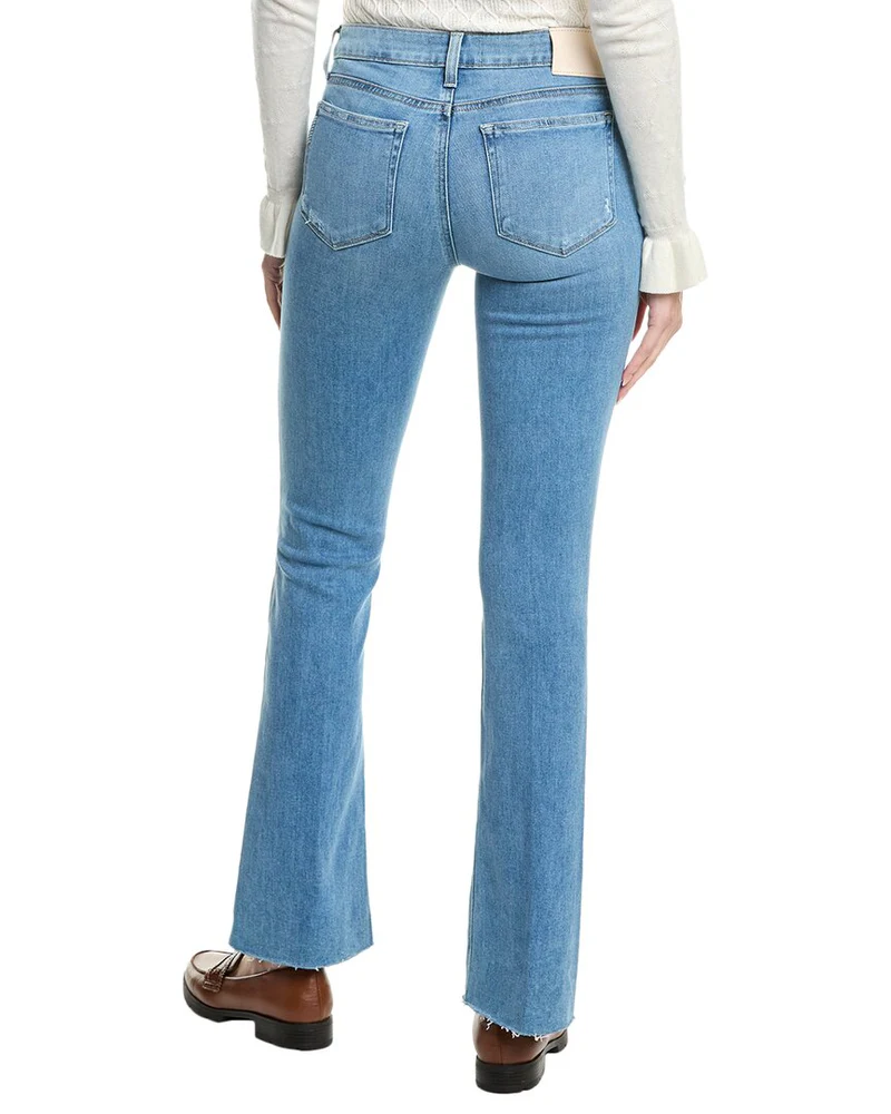 Paige Helena Bootcut Raw Hem Jean