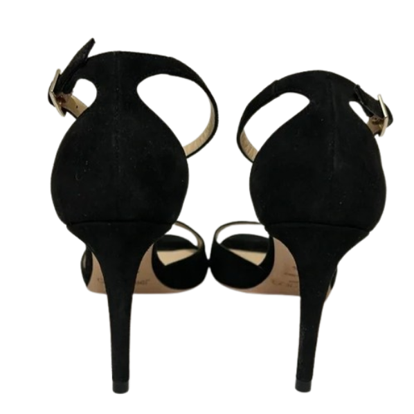 Thumbnail: Jimmy Choo Suede Open Toe Heels