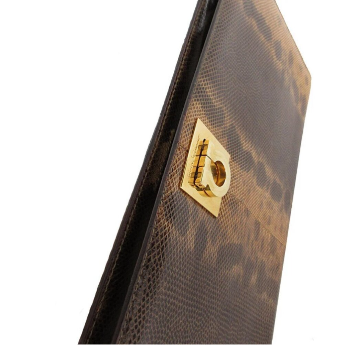 Thumbnail: Salvatore Ferragamo Gancio Clutch w/o Chain