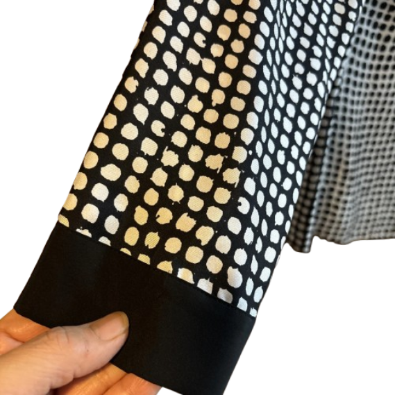 Thumbnail: Lafayette 148 Polka Dot Silk Blouse
