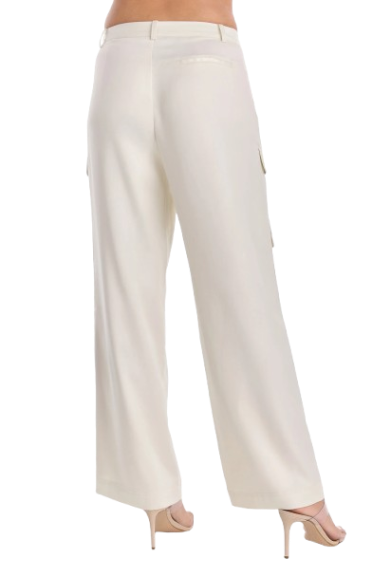 Thumbnail: The Noli Shop Milan Satin Cargo Pant