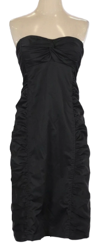 Thumbnail: Nanette Lepore Strapless Ruched Satin Dress