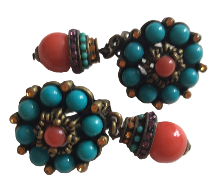 Thumbnail: Heidi Daus Vintage Clip-On Earrings
