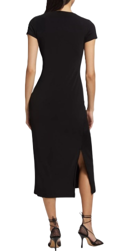 Elie Tahari Ribbed Maxi Bodycon Dress