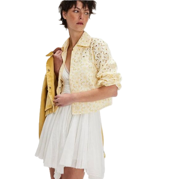 Thumbnail: Free People Dream a Little Dream Eyelet Top