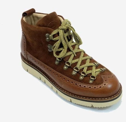 FRACAP Men's M130 Brogue Suede Boots