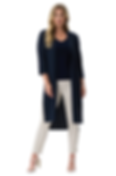 Joseph Ribkoff Studded Open Front Cardigan Duster