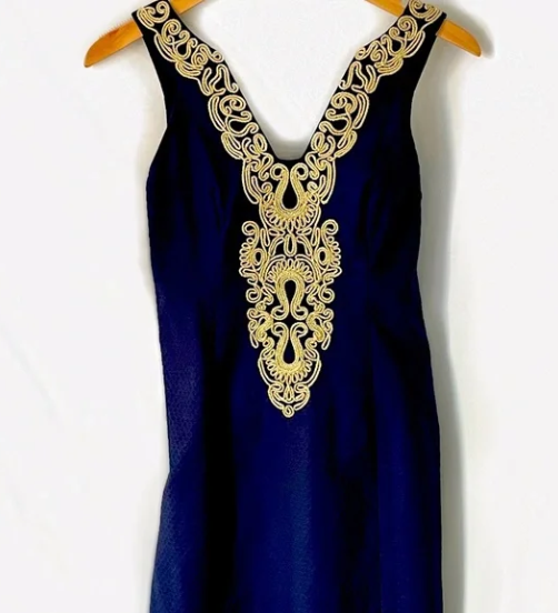 Thumbnail: Lilly Pulitzer Navy Sleeveless Shift Dress