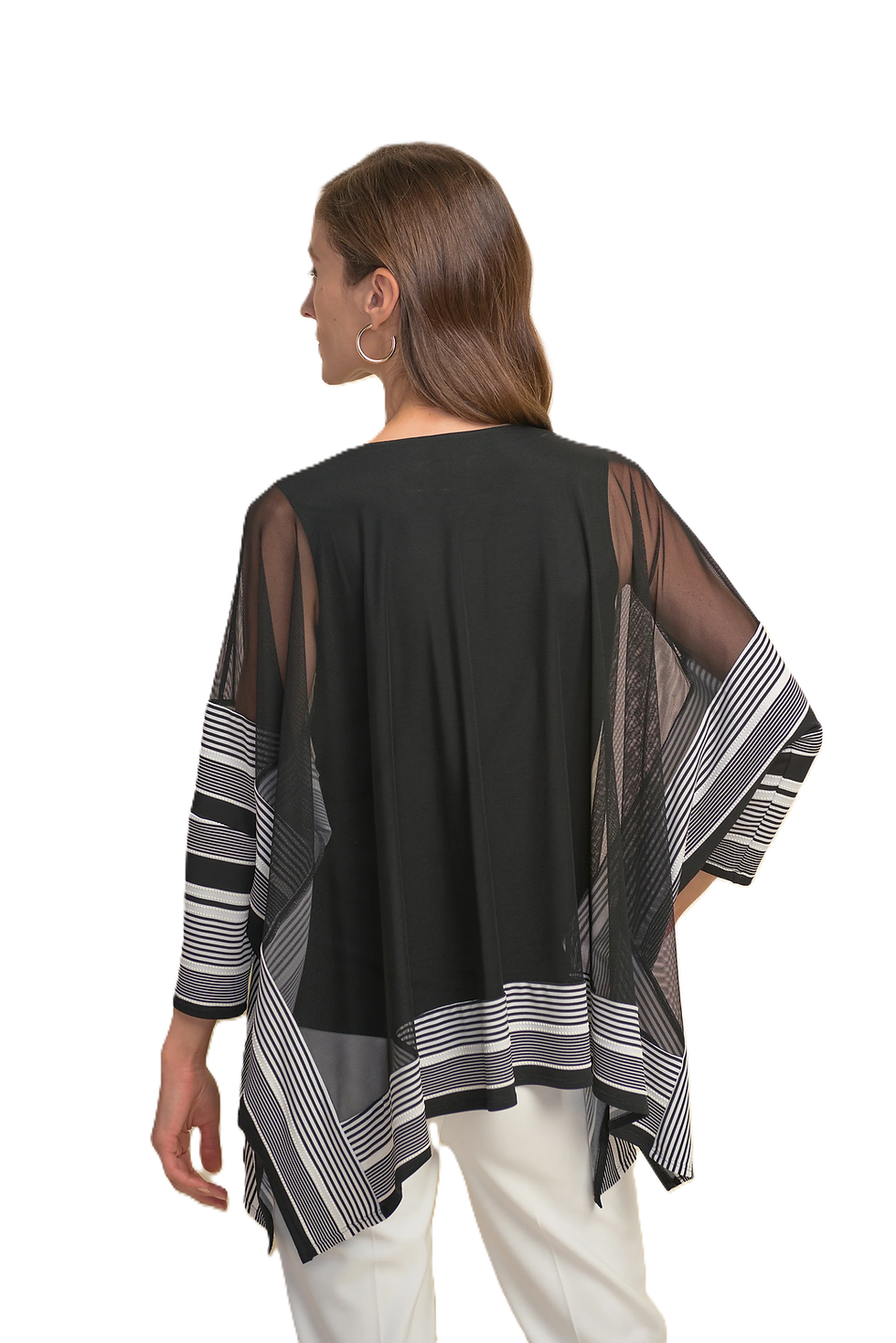 Thumbnail: Joseph Ribkoff Striped Trim Tunic