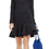 Thumbnail: Polo Ralph Lauren Black Long Sleeve Pinstripe Ruffle Dress