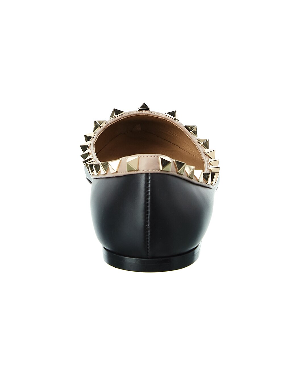 Thumbnail: Valentino Rockstud Leather Flat