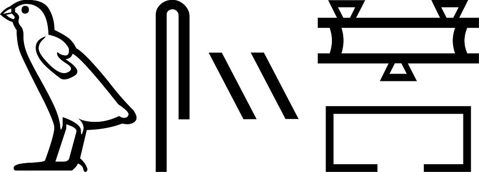 Window in Hieroglyphics