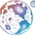 Spiral Planet Illustration