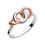 Thumbnail: Links of London 20/20 Sterling Silver & 18kt Rose Gold Ring