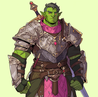 A Half-Orc Paladin for D&D