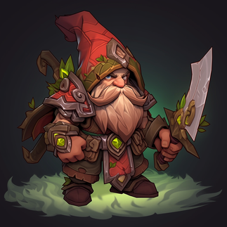 A Gnome Fighter for D&D