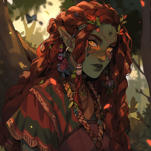 A Half-Orc Druid for D&D
