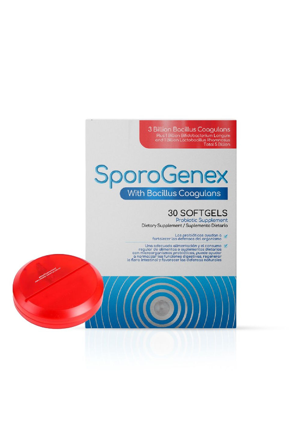 Sporogenex Probióticos 30 Softgels Healthy America