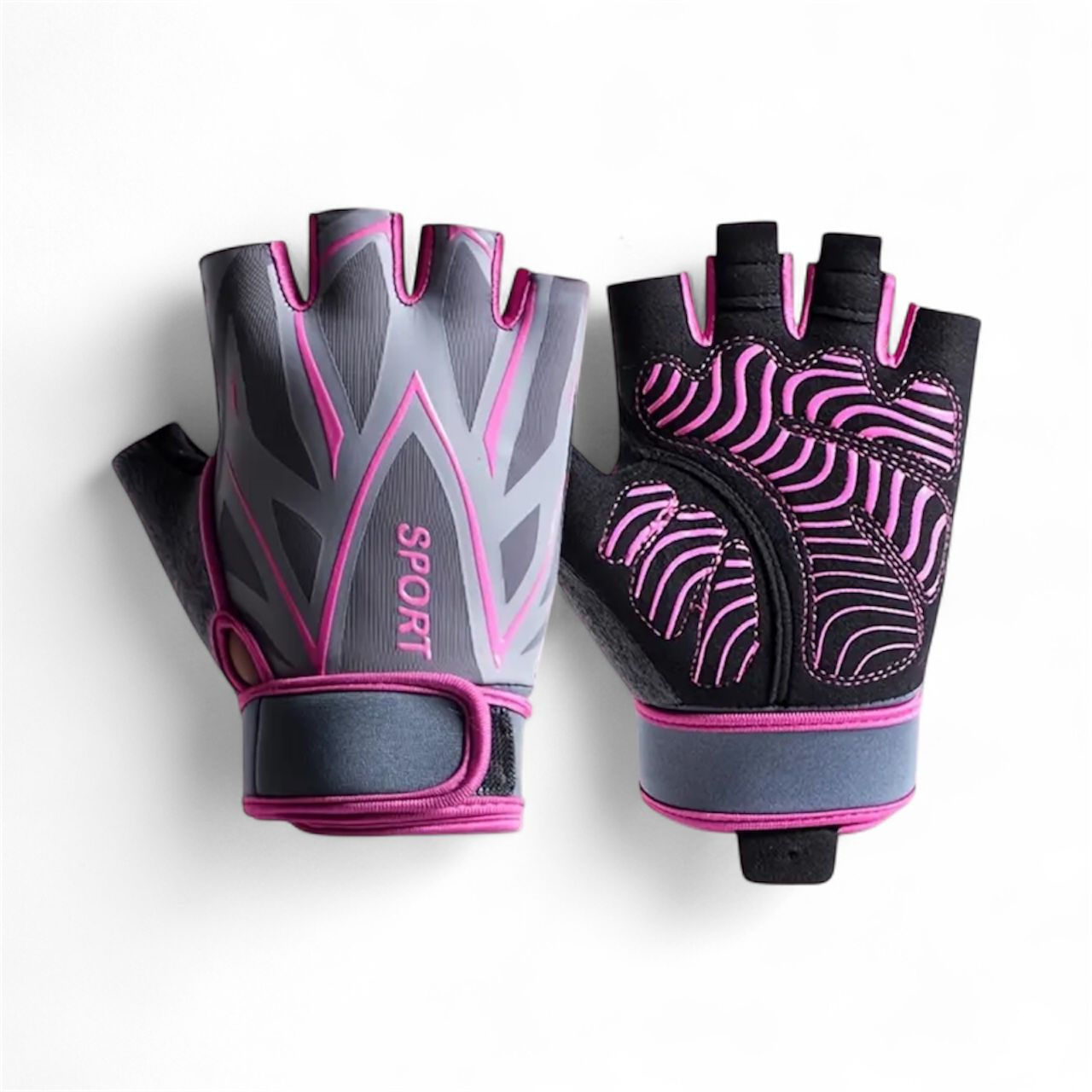Guantes sport con muñequera