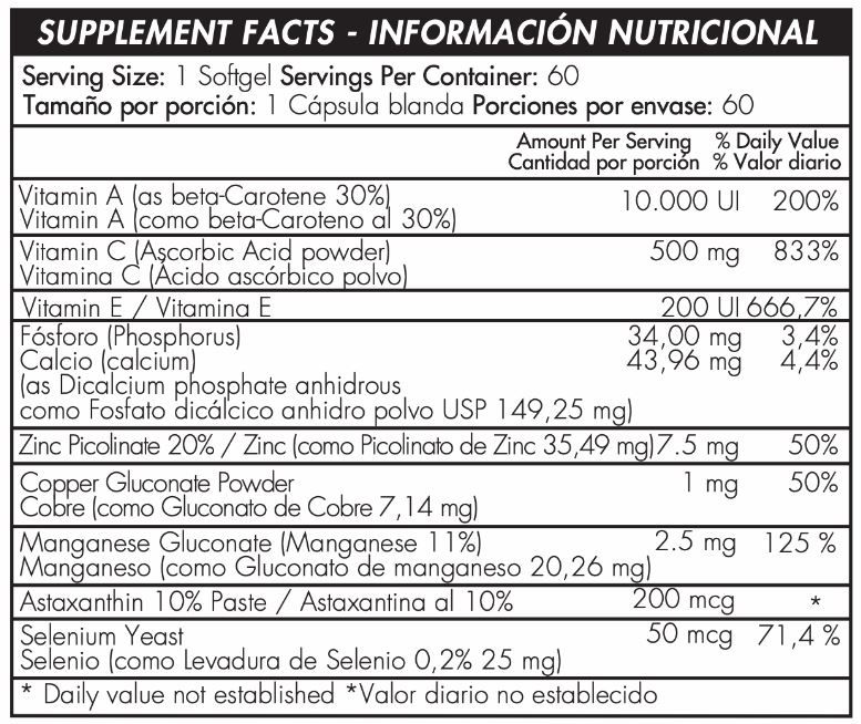 Bioxin with Astaxantin 60 Softgels Healthy America