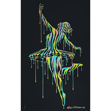 Music In Motion 8.0 ' Hand Painted Screenprint | Shane Turner Art Music In Motion 8.0 ' Hand Painted Screenprint | Shane Turner Art