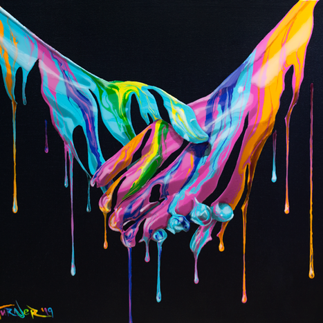 Take My Hand painting by Shane Turner