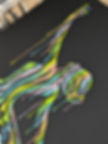 Thumbnail: 'Music In Motion 8.0 ' Hand Painted Screenprint