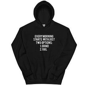 Jet Black - GRIND OR FAIL™ Hoodie