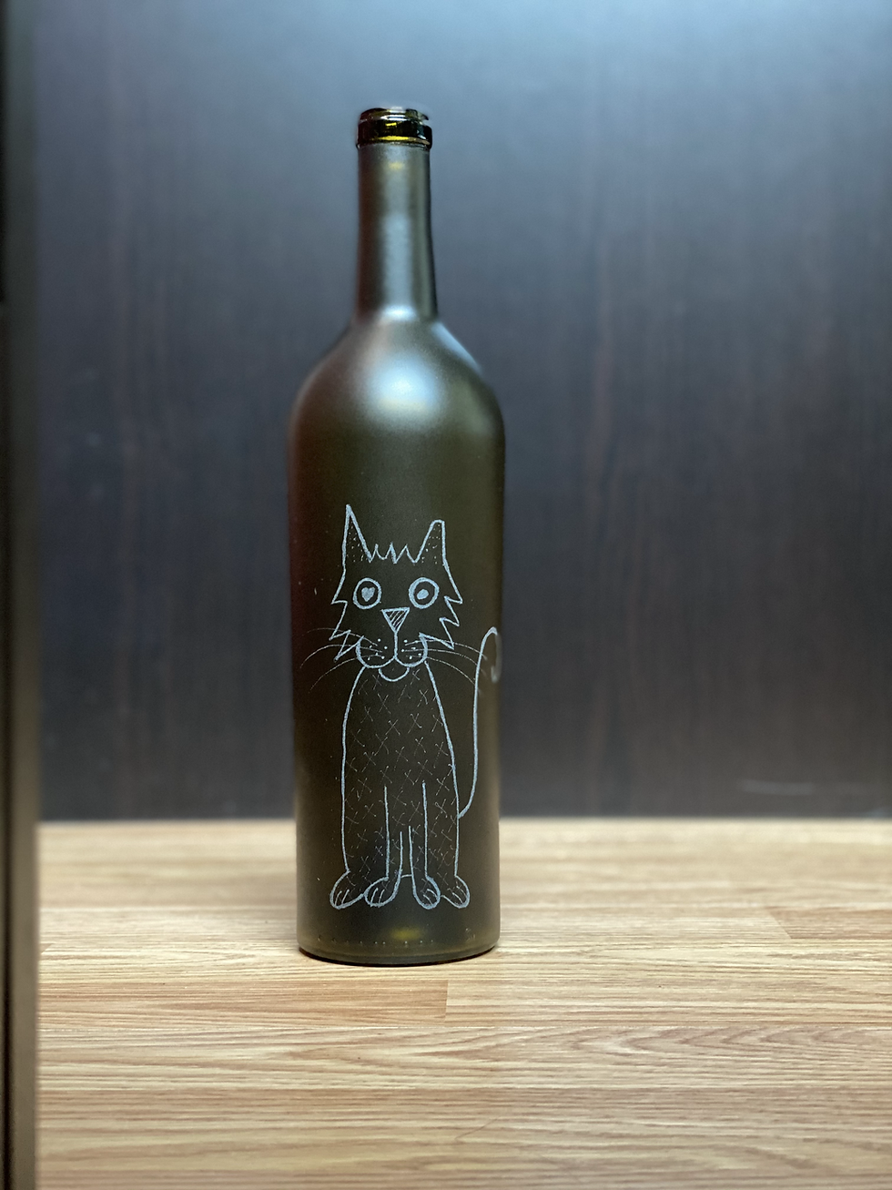 Thumbnail: Etched Wine Bottle