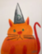 Donald Dunce Cat - Print