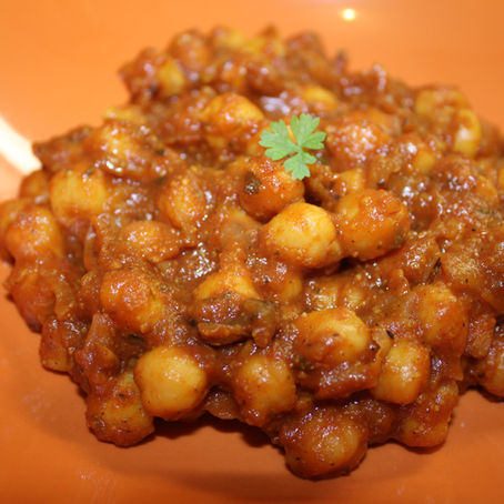 Curry de pois chiches à l'indienne