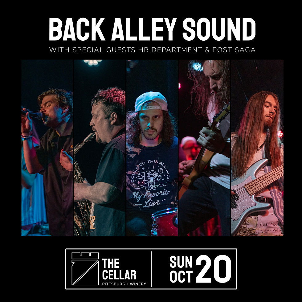 Back Alley Sound w/ HR Department & Post Saga
