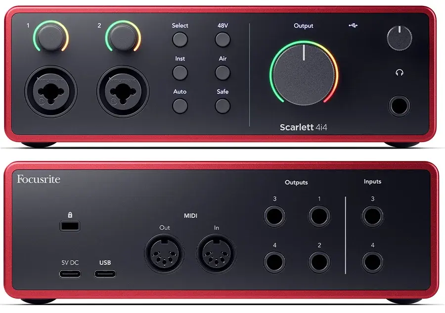 出典：https://focusrite.com/products/scarlett-4i4