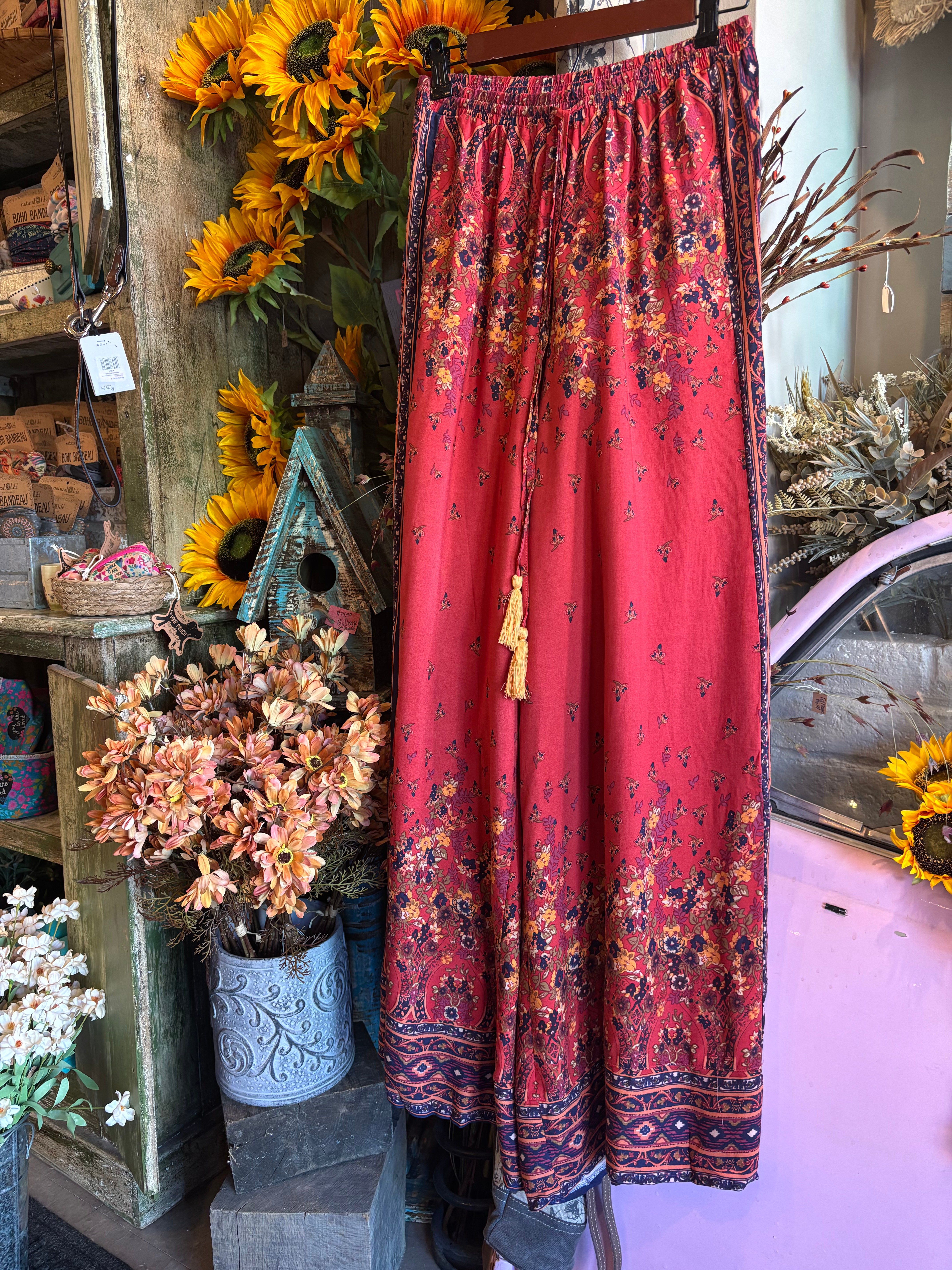 Fancy Rust Boho Pants