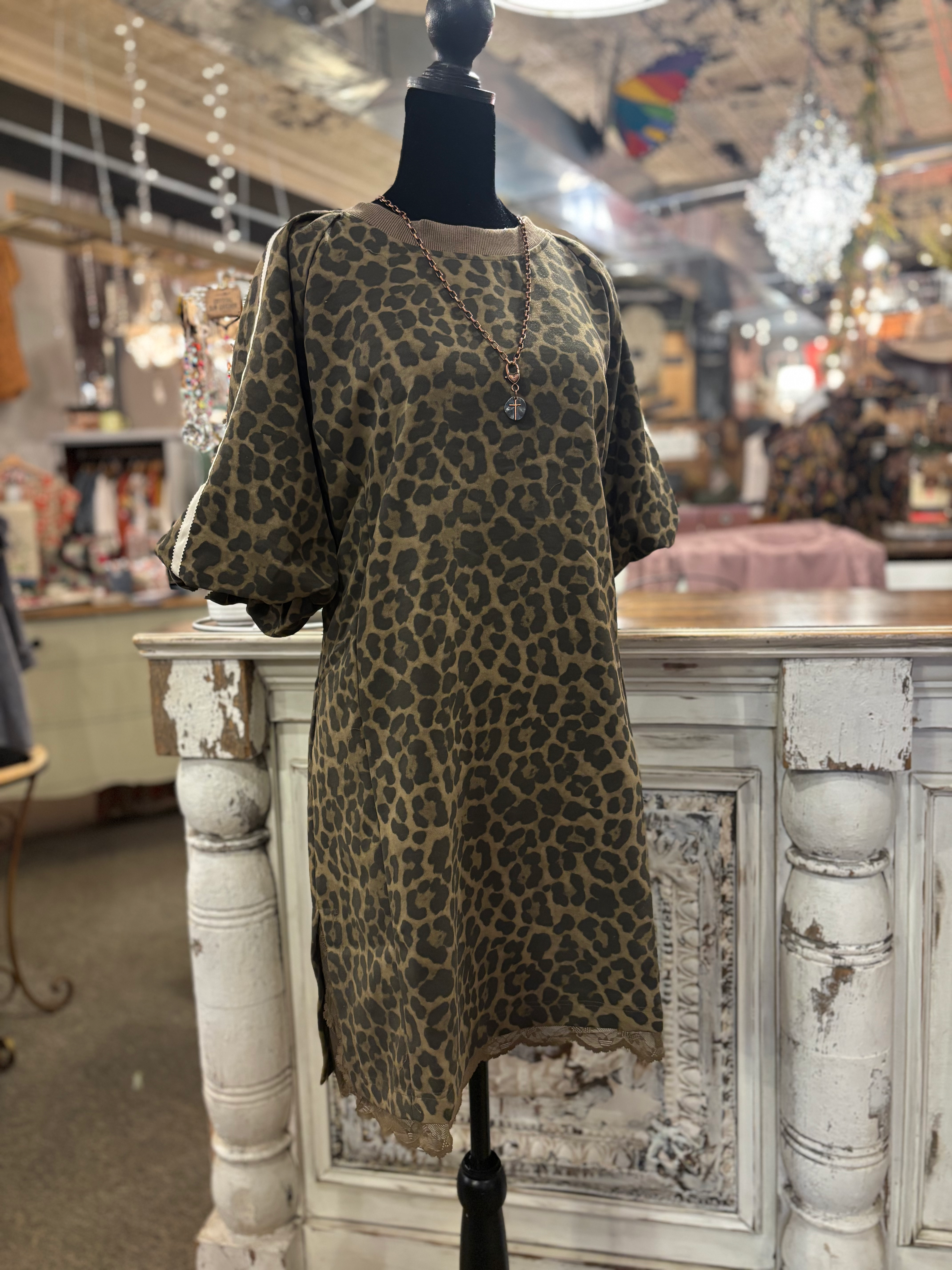 Lacey’s Animal Print Dress