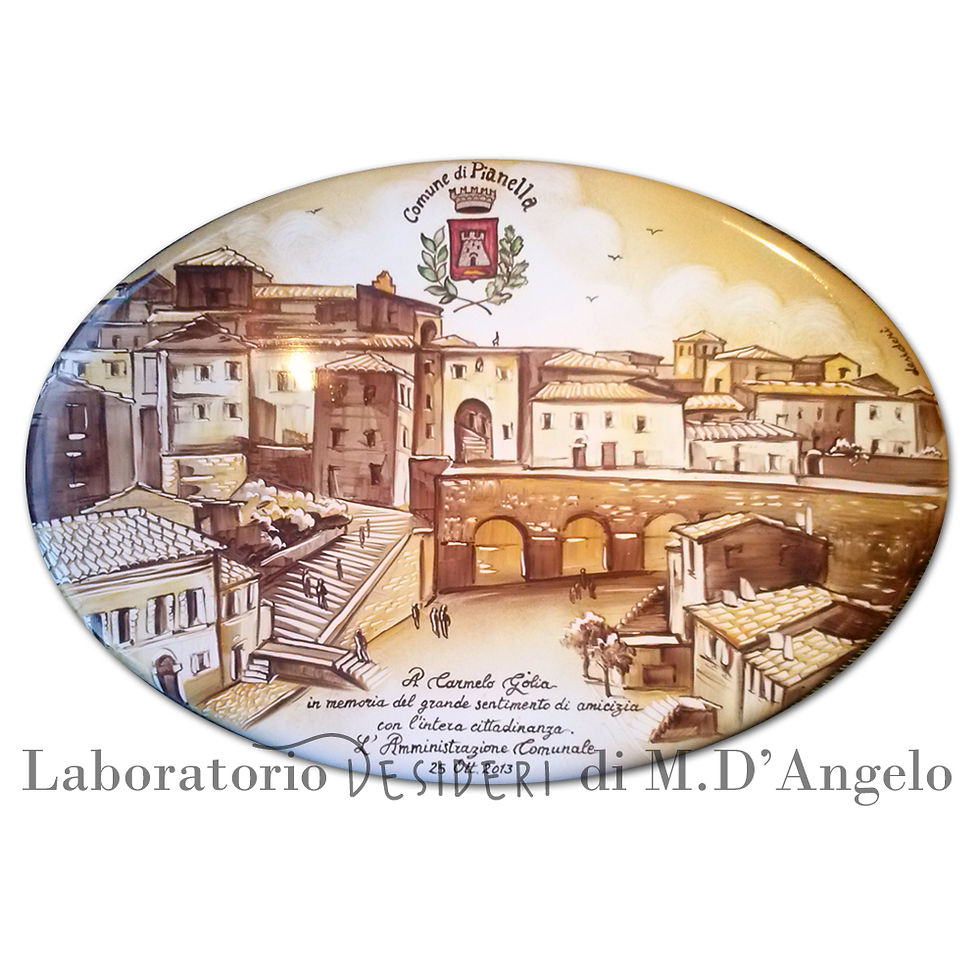 Miniatura: Souvenir d'Italie - Piastrelle illustrate