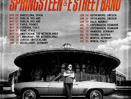 UPDATED: Springsteen announces 2023 European dates, U.S. to come