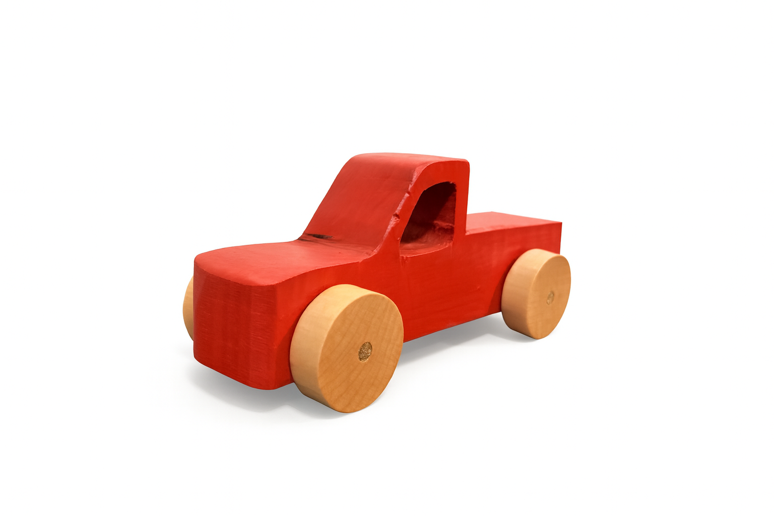 Reclaimed Wood Large Truck - Red
